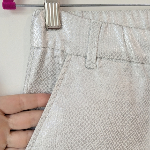 Bevy Flog Nansi Pants In Silver Python - Picture 4 of 9